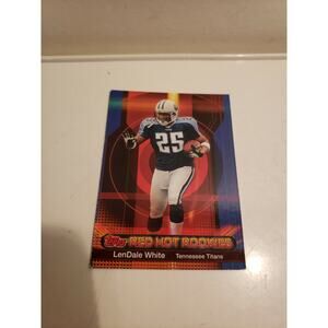 LenDale White 2006 Topps Red Hot Rookies #15 - RC Rookie Card - Titans - NFL